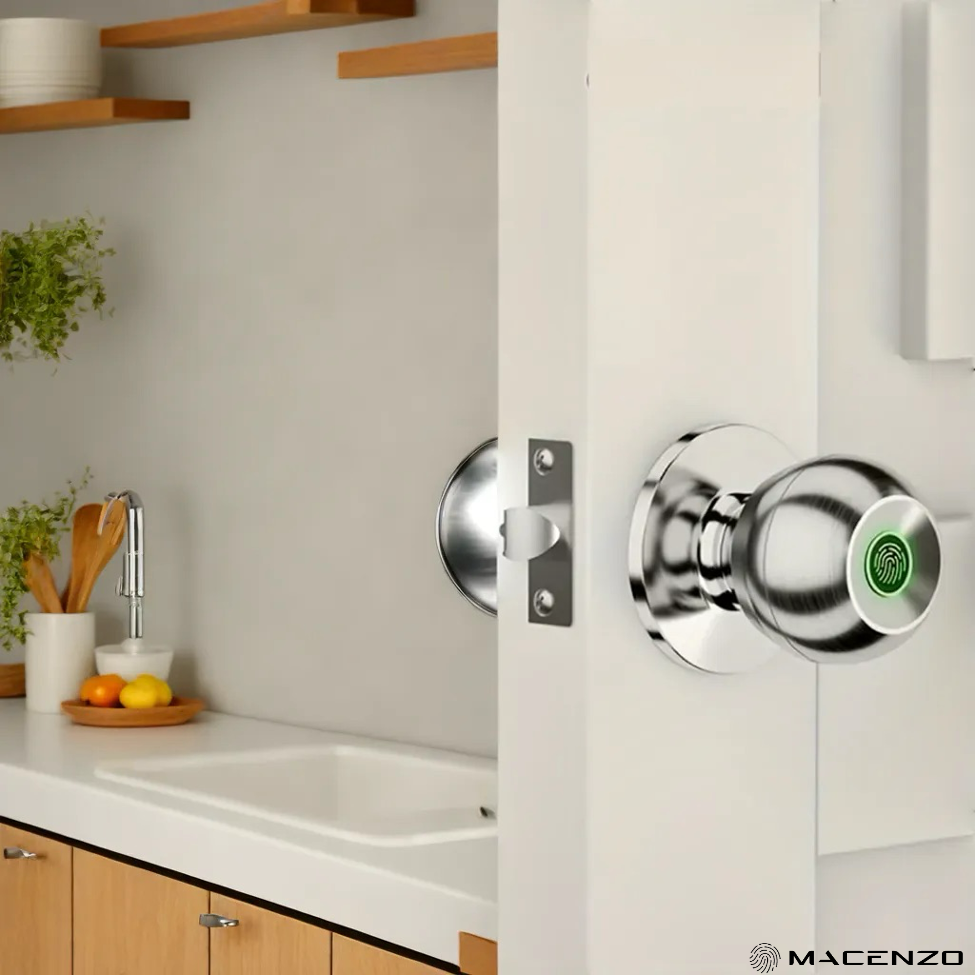 Fingerprint/Bluetooth Smart Door Knob