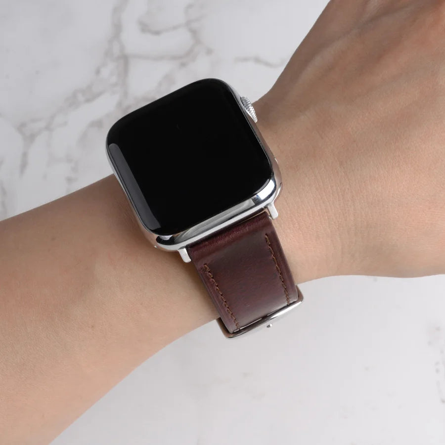 Horween Chromexcel Leather Strap For Apple Watch