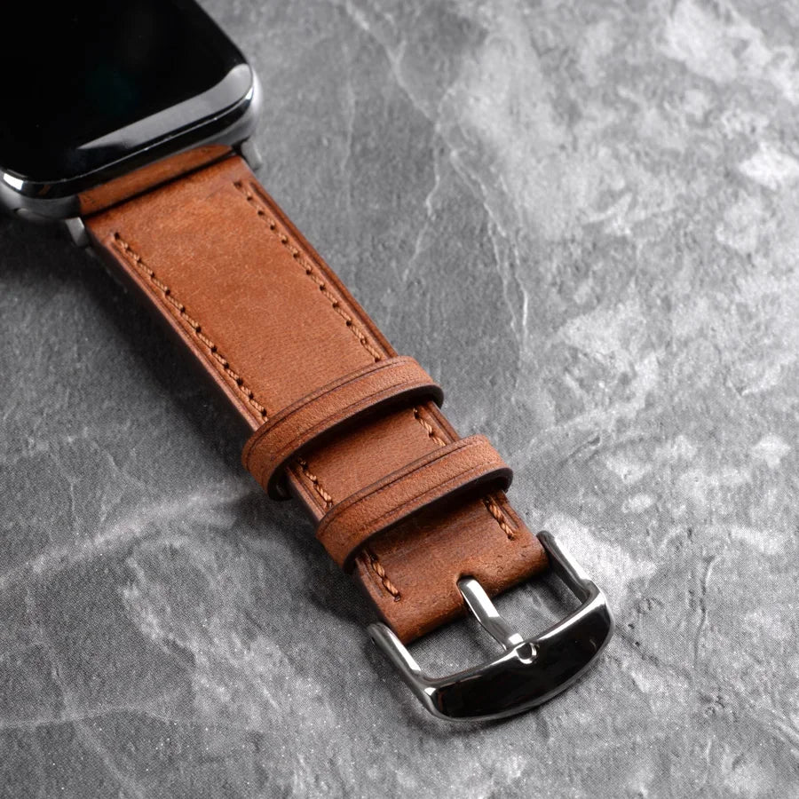 Italian Pueblo Leather Strap For Apple Watch