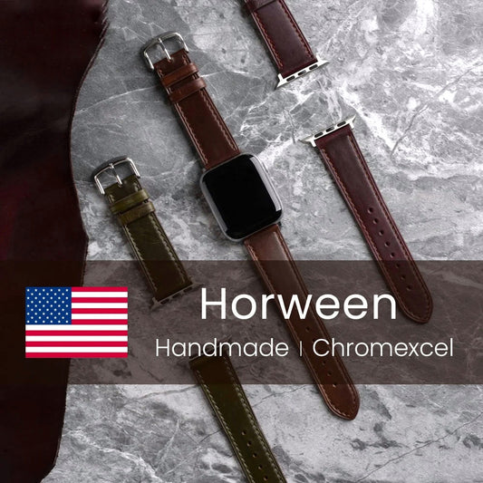 Horween Chromexcel Leather Strap For Apple Watch