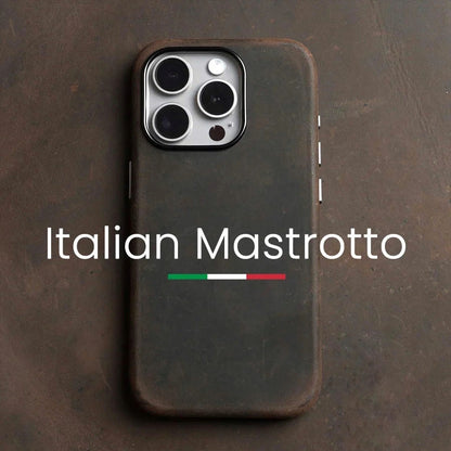 Italian Crazy Horse Leather IPhone Case