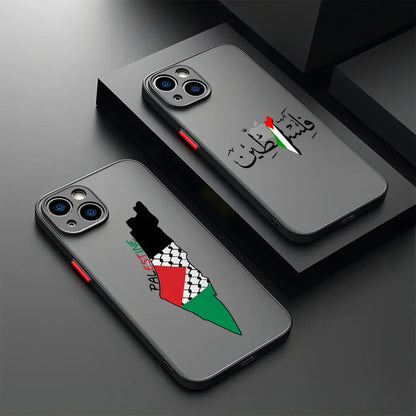 Matte Palestine Back IPhone Case