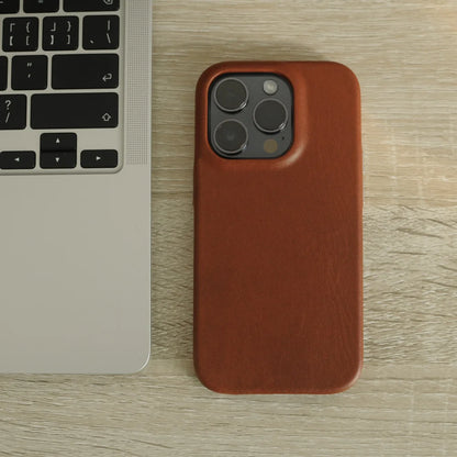 Horween Handmade Vegetable Tanned Cowhide Leather IPhone Case