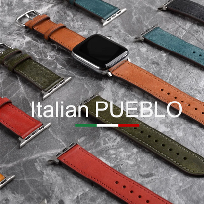 Italian Pueblo Leather Strap For Apple Watch