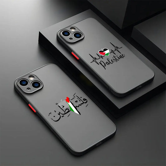 Matte Palestine Back IPhone Case