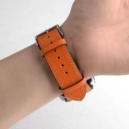 French Leather Strap for Apple Watch